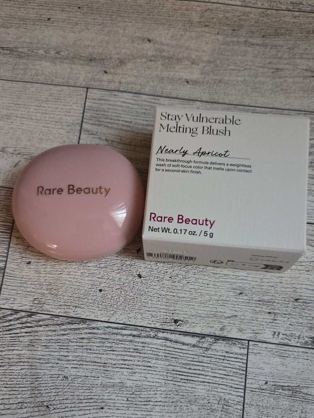 Rare Beauty Stay Vulnerable Melting Blush In Nearly Apricot